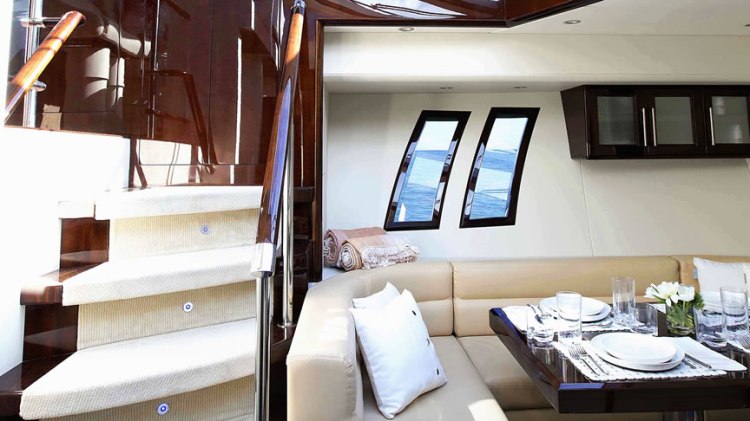lazzara yacht interior miami rent a boat